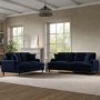 Navy Velvet Sofa Set - Payton