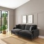 Dark Grey Velvet Sofa Set - Payton