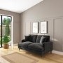 Dark Grey Velvet Sofa Set - Payton