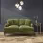 Olive Green Velvet Sofa Set - Payton