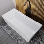 Modern Freestanding 1300mm Bath Suite with Toilet & Basin - Tetra