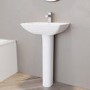 Modern Freestanding 1300mm Bath Suite with Toilet & Basin - Tetra