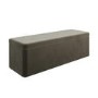 Ottoman Storage Blanket Box in Khaki Velvet - Zara