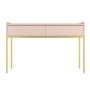 Small Pink Wooden Kids Desk with Storage - Zion