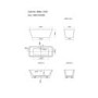 Freestanding Double Ended Bath 1690 x 740mm - Seattle