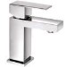 Chrome Cloakroom Mono Basin Mixer Tap - Cube