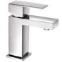 Chrome Cloakroom Mono Basin Mixer Tap - Cube