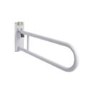 Stainless Steel White Foldaway Grab Rail