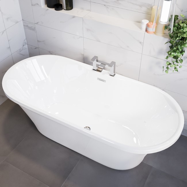 Freestanding Double Ended Bath 1670 x 730mm - Venice