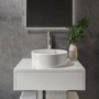 Gloss White Round Countertop Basin 388mm - Alaska