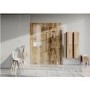 Rustic Oak PVC Shower Wall Panel - 2400 x 1000mm