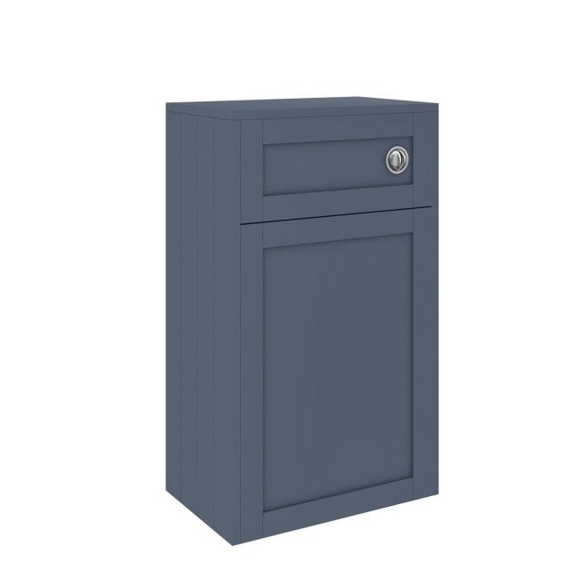 500mm Blue Back to Wall Toilet Unit Only - Baxenden