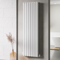 White Vertical Double Panel Radiator 1600 x 480mm - Margo