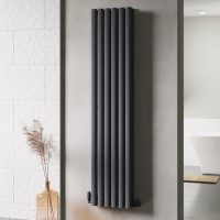 Anthracite Vertical Double Panel Radiator 1600 x 360mm - Margo