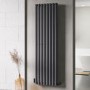 Anthracite Vertical Single Panel Radiator 1600 x 480mm - Margo