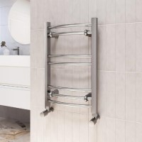 Chrome Heated Towel Rail Radiator 600 x 400mm - Gobi