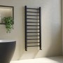 Black Towel Radiator 1200 x 500mm - Sonoran