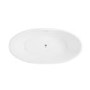 Matt White Freestanding Double Ended Bath 1500 x 720mm - Alvor