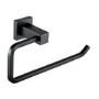 Arissa Matt Black Towel Ring