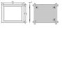 Rectangular Bathroom Mirror 800 x 600mm - Tucana