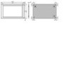 Rectangular Bathroom Mirror 1000 x 600mm - Tucana