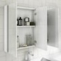 3 Door White Mirrored Bathroom Cabinet 800 x 650mm - Ashford