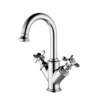 Chrome Crosshead Basin Mixer Tap - Camden