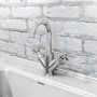 Chrome Crosshead Basin Mixer Tap - Camden