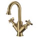 Brass Crosshead Basin Mixer Tap - Camden