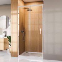 Chrome 8mm Glass Sliding Shower Door 1200mm - Pavo