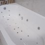 Single Ended Whirlpool Spa Bath with 14 Whirlpool & 12 Airspa Jets 1800 x 800mm - Alton