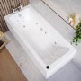 Single Ended Whirlpool Spa Bath with 14 Whirlpool Jets 1700 x 750mm - Rutland