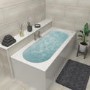 Double Ended Whirlpool Spa Bath with 14 Whirlpool Jets 1700 x 750mm - Burford