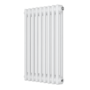 White Horizontal 2 Column Traditional Radiator 600 x 425mm - Nambi