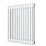 White Horizontal 2 Column Traditional Radiator 600 x 605mm - Nambi