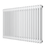 White Horizontal 2 Column Traditional Radiator 600 x 1010mm - Nambi