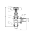 Chrome Traditional Angled Radiator Valves