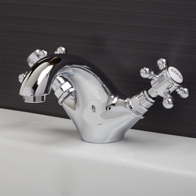 Chrome Mono Basin Mixer Tap - Oxford