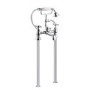 Chrome Freestanding Traditional Bath Shower Mixer Tap - Oxford