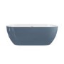 Blue Freestanding Double Ended Bath 1645 x 745mm - Lisbon