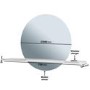 Round Backlit Heated Bathroom Mirror with Lights & White Shelf 500mm - Ersa