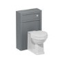 500mm Grey Back to Wall Toilet Unit Only - Avebury