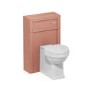 500mm Pink Back to Wall Toilet Unit Only - Avebury