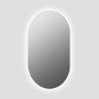 Oval Backlit Heated Bathroom Mirror with Lights 500 x 800mm - Irena