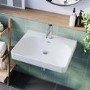 Square Wall Hung Basin 610mm - Andros