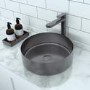 Tall Grey Mono Basin Mixer Tap - Zorah