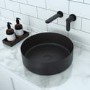 Wall Mounted Black Basin Mixer Tap - Zorah