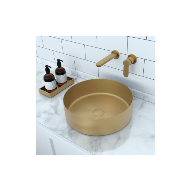 Wall Mounted Brass Basin Mixer Tap - Zorah
