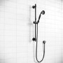 Black Adjustable Height Slide Rail Kit with Hand Shower - Camden