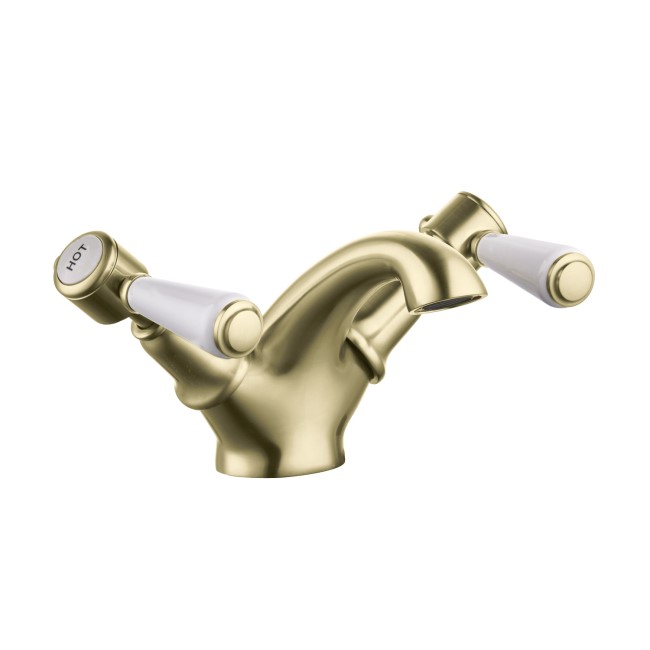 Gold Mono Basin Mixer Tap - Helston